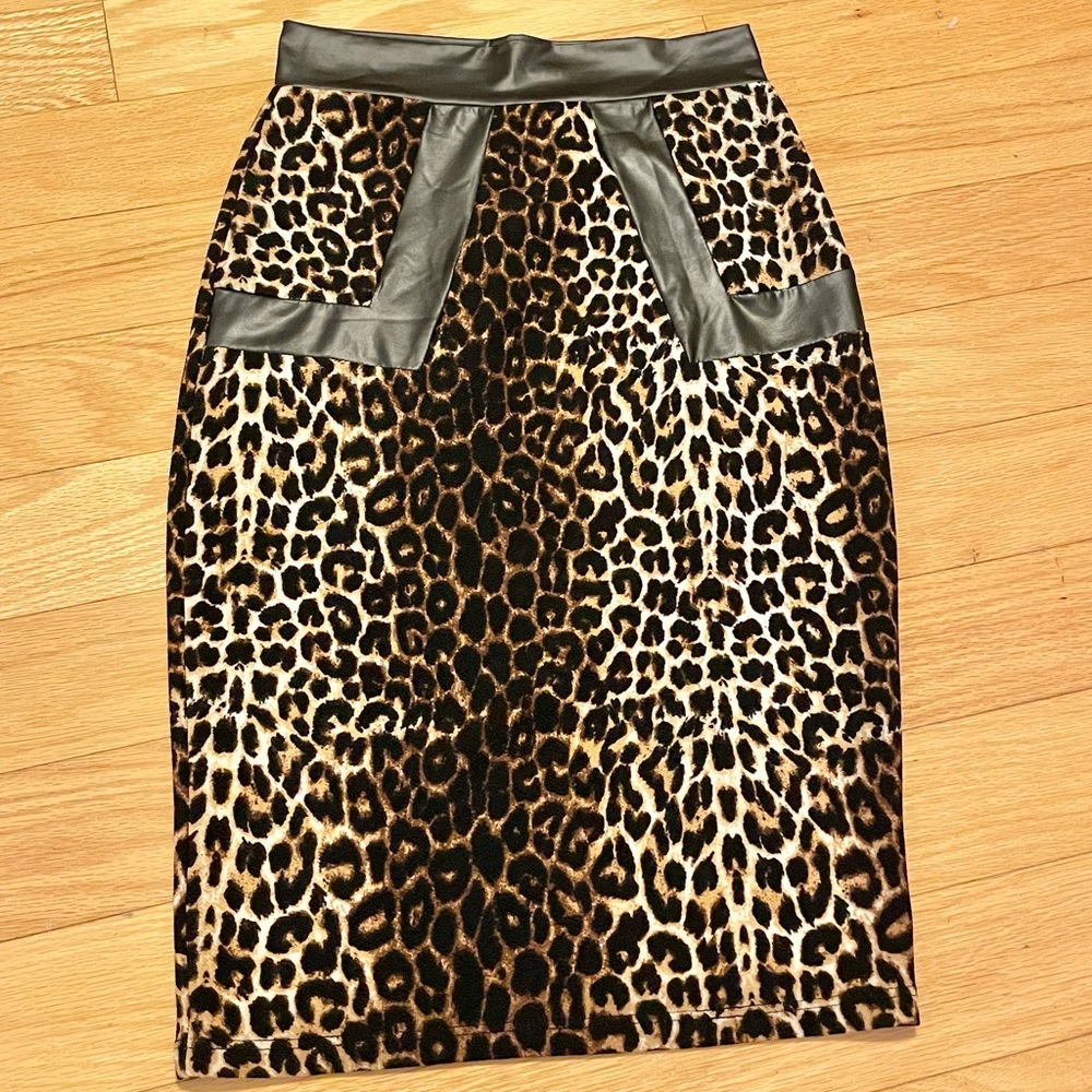 Top Ten USA Leopard Print Pencil Skirt